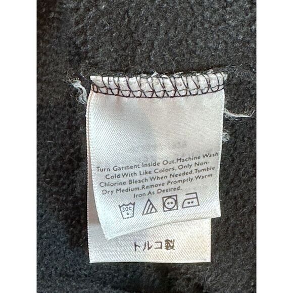 Eddie Bauer Womens 1/4 Snap Fleece Sweatshirt Pullover Jacket Black Size XL Fall - Picture 4 of 5